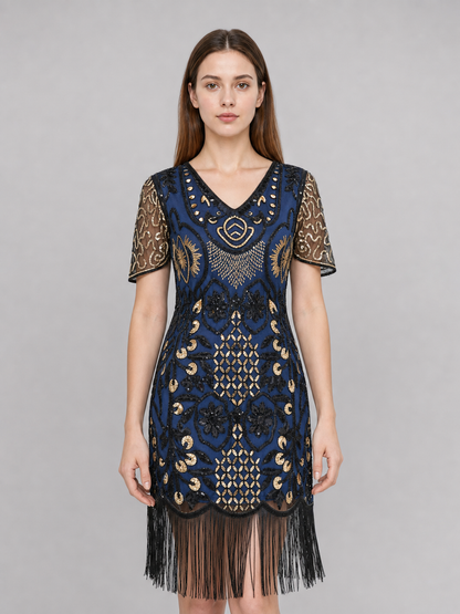 1920s-Style Fringe Cocktail Dress
