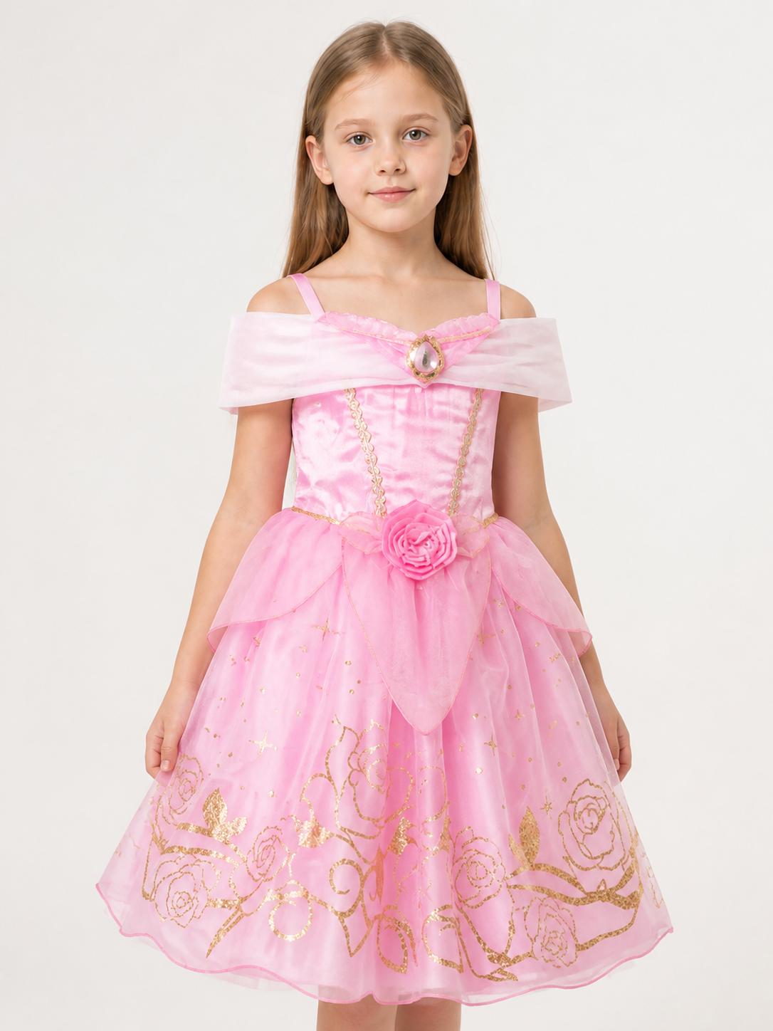 Halloween Princess Costume with Pink Dress Costume Dresses detail 2
