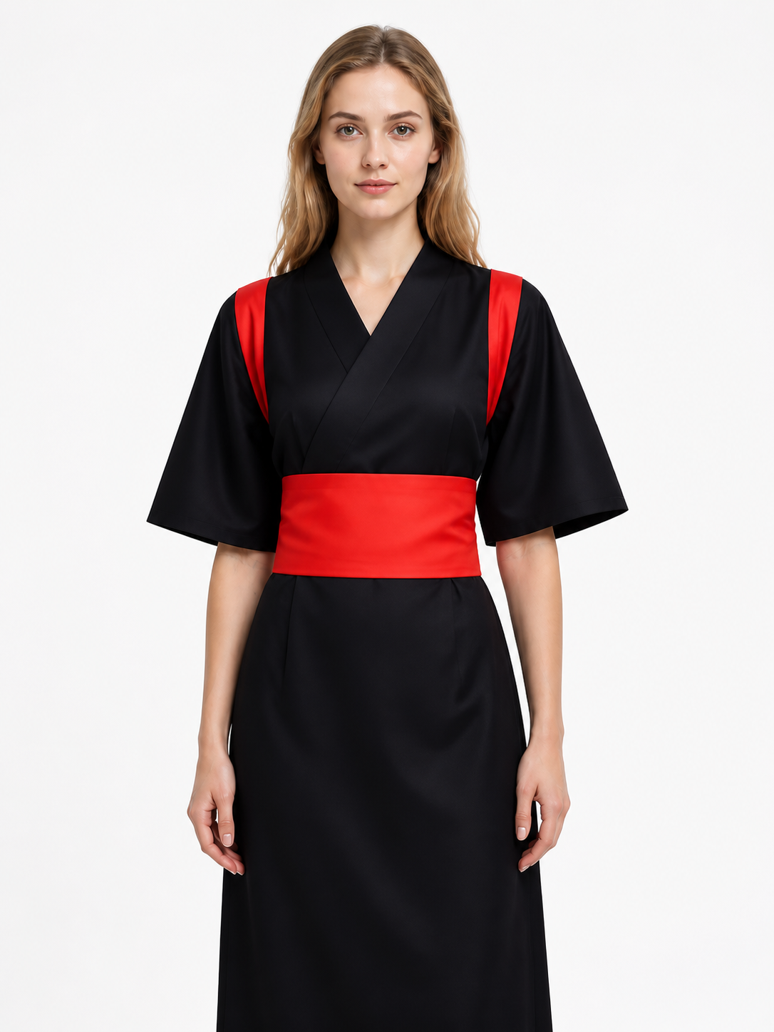 Anime Cosplay Costume with Red Bow for Halloween Costume Accessories detail 3