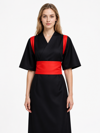 Anime Cosplay Costume with Red Bow for Halloween Costume Accessories detail 3