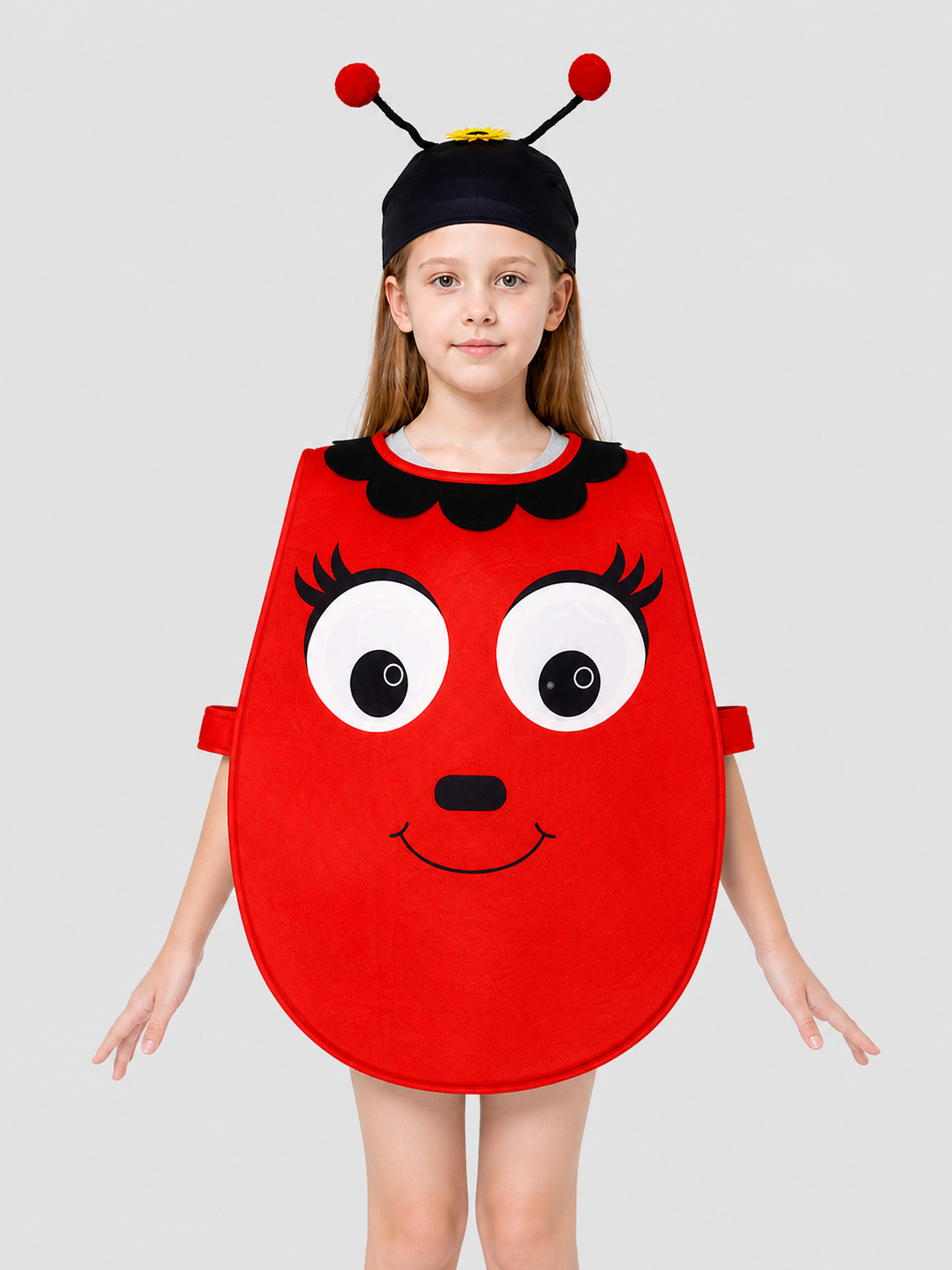 Tomato Cosplay Costume with Mustache Hat Costume Headwear detail 3
