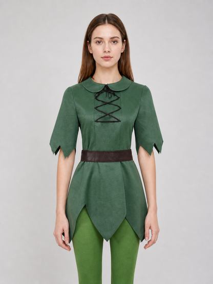 Peter Pan Cosplay Costume: Green Set