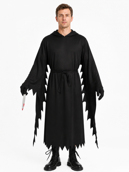Black Hooded Ghost Costume for Cosplay Costumes detail 3