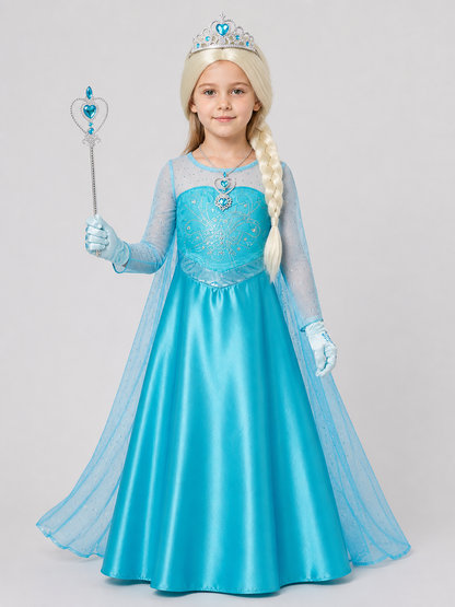 Children's Snow Queen Costume with Accessories Costume Accessories detail 3