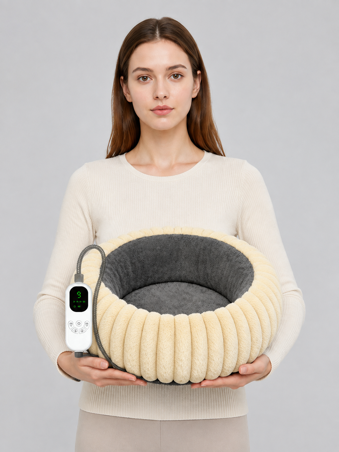 Round Heated Pet Bed product detail 2
