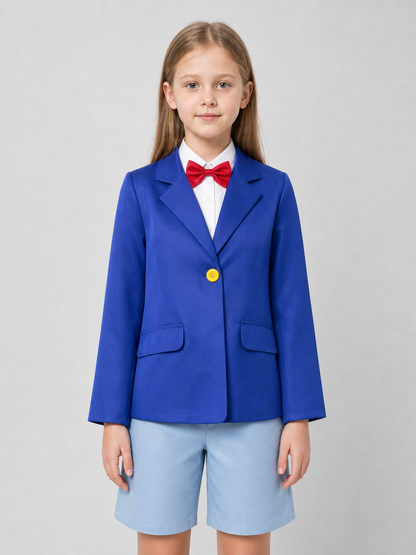 Edogawa Conan Cosplay Costume, 4 Pieces