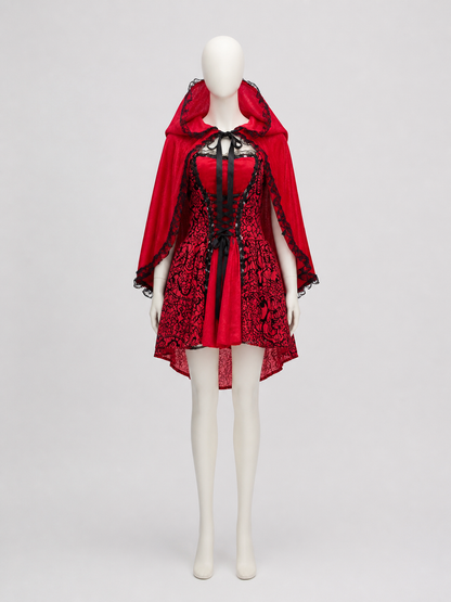 Cosplay Costume: Dress and Hooded Cape Costume Dresses detail 3
