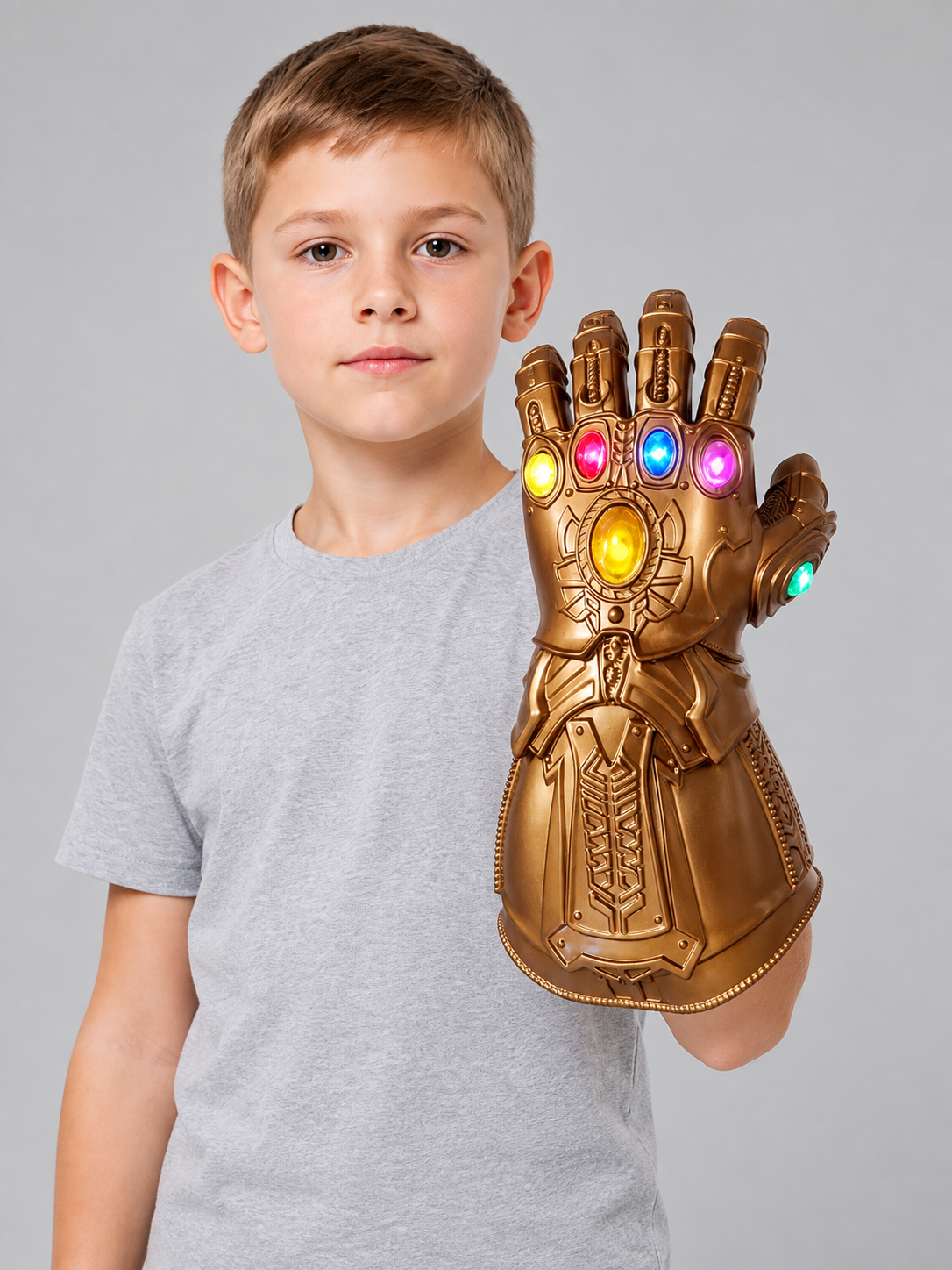 Glowing Bronze-Gold Gauntlet Glove product detail 2
