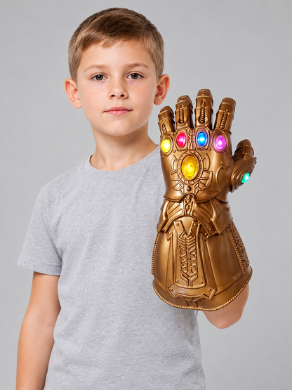Glowing Bronze-Gold Gauntlet Glove product detail 2