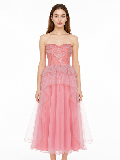 Sequin Dress with a Tiered Skirt for Cosplay Costume Dresses detail 3