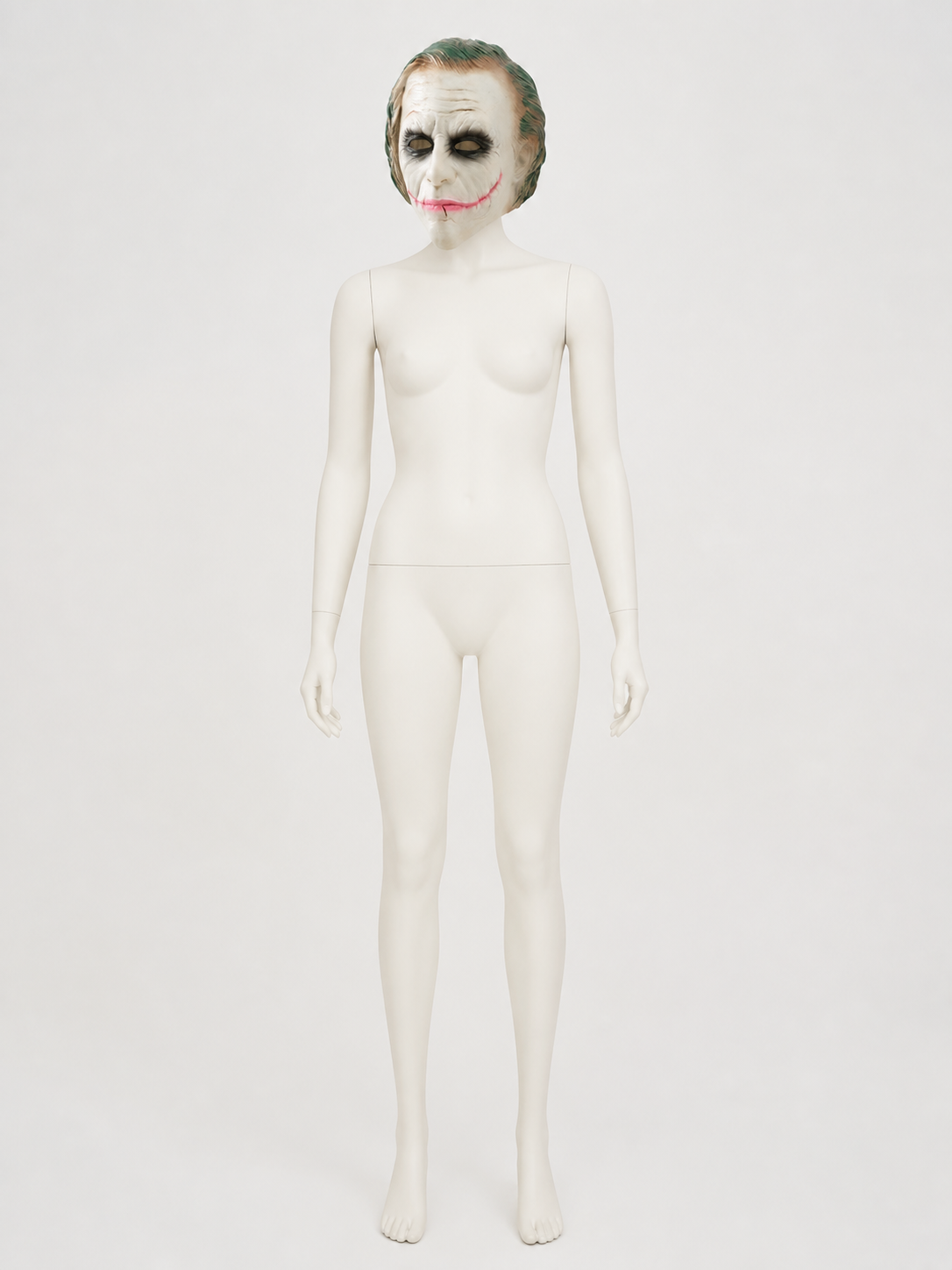 Halloween Carnival Mask with a Red Smile Costume Masks detail