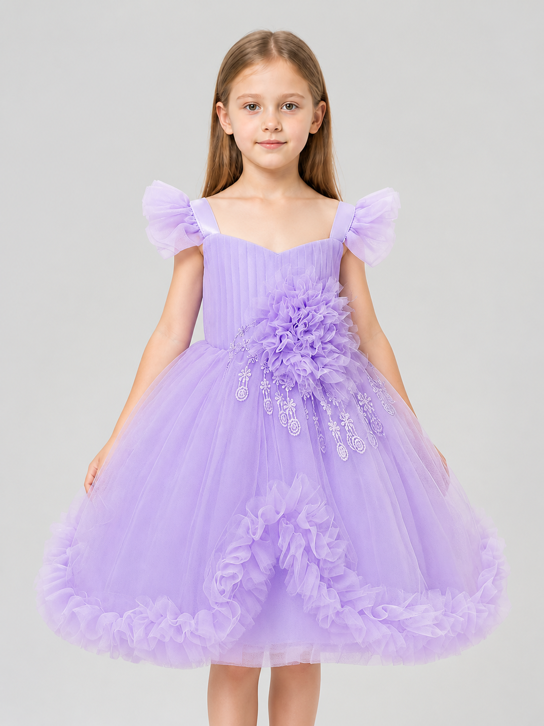 Girls' Dressy Tulle Princess Dress Costume Dresses detail 3