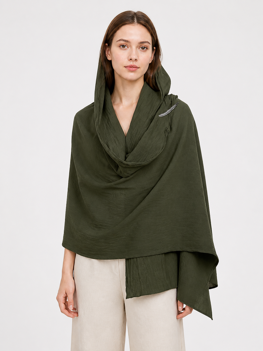Green Carnival Hooded Cape Costume Capes detail 2
