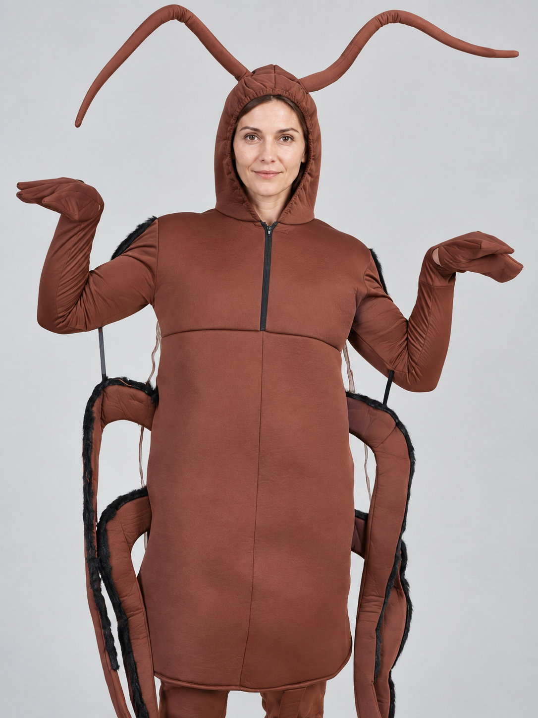 Brown Insect Costume with Hood Costumes detail 2