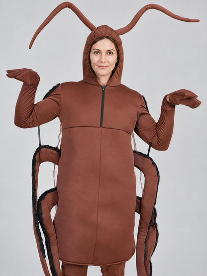 Brown Insect Costume with Hood Costumes detail 2