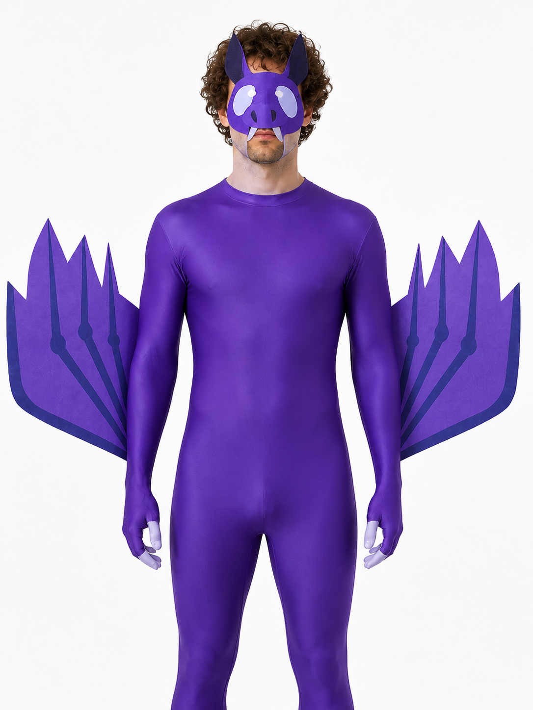 Monster Cosplay Costume with Mask and Wings Costume Masks detail 3
