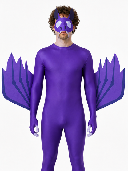 Monster Cosplay Costume with Mask and Wings Costume Masks detail 3