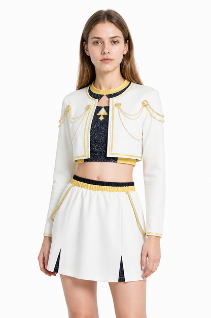 Children's K-pop Stage Costume, 3 Pieces Costumes detail 3