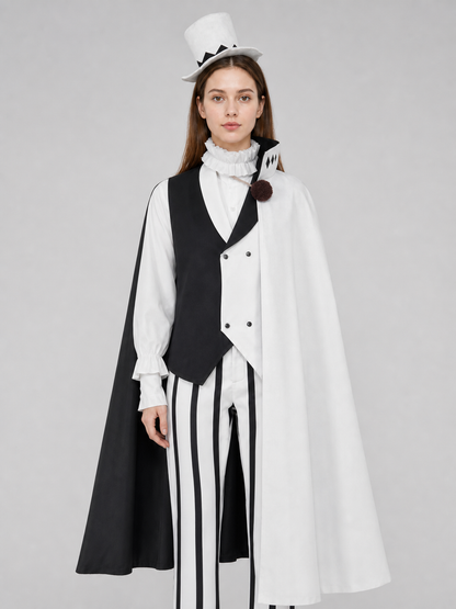 Nikolai Gogol Cosplay Costume: Cape, Vest, and Top Hat