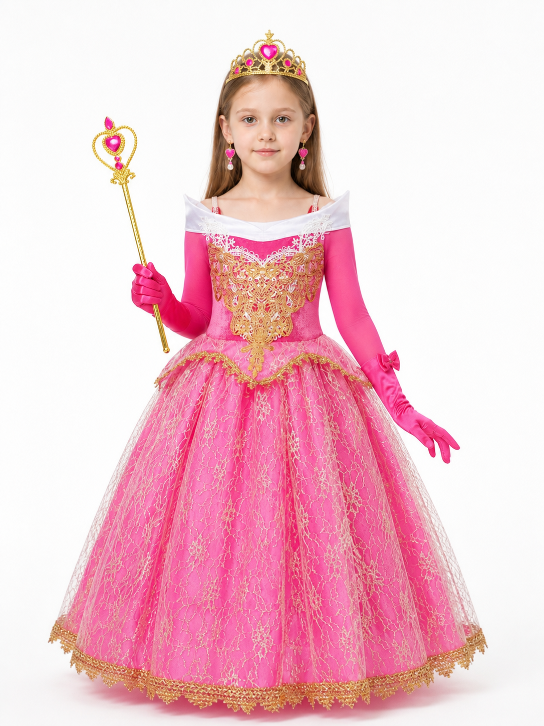 Princess Costume with Dress and Accessories for Halloween Costume Dresses detail 3