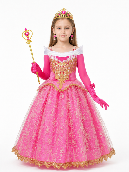 Princess Costume with Dress and Accessories for Halloween Costume Dresses detail 3