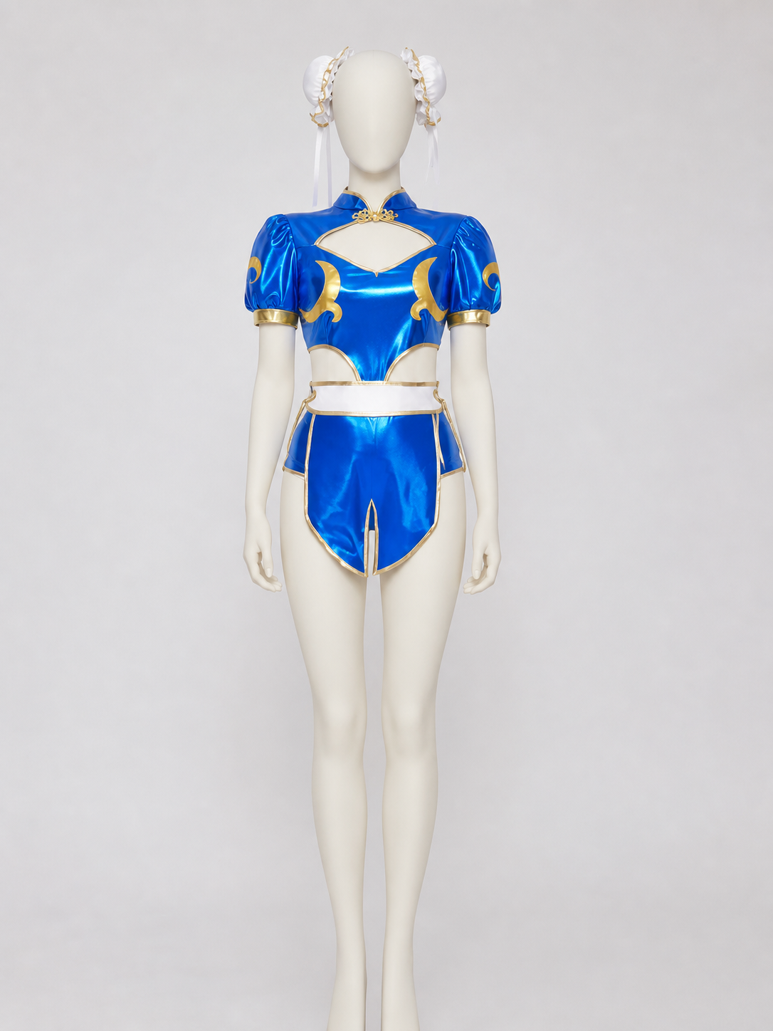 Chun-Li Street Fighter Cosplay Costume with Accessories Costume Accessories detail 3
