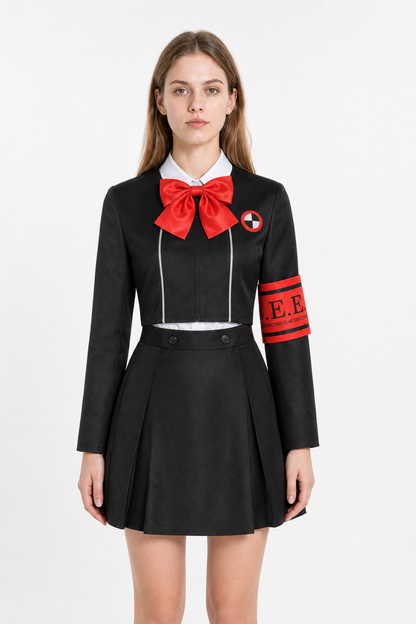 School Uniform with Skirt and Blazer for Cosplay Costumes detail 3