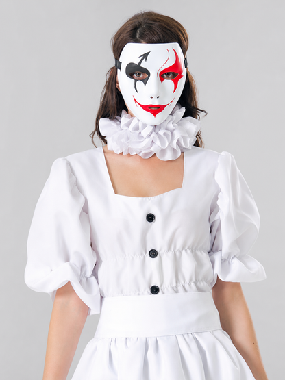 Clown Stage Costume with Full Skirt