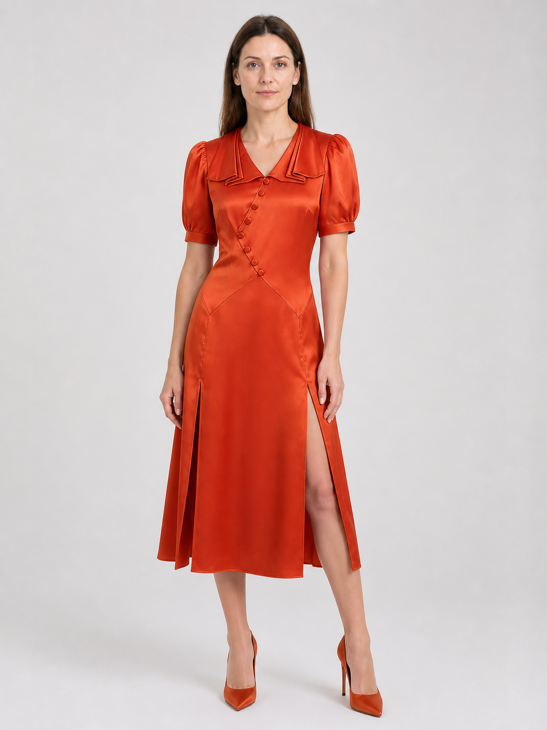 Long Dark Fantasy–Style Cosplay Dress product detail 3