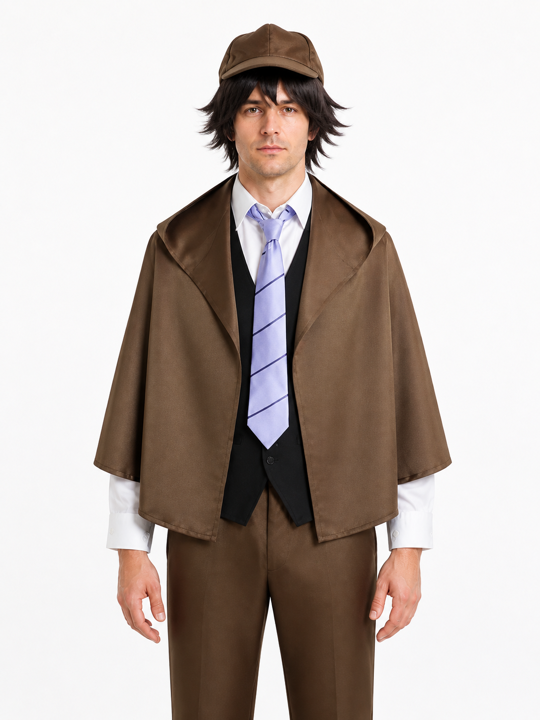 Edogawa Ranpo Cosplay Costume with Hat and Wig Costume Wigs detail 3