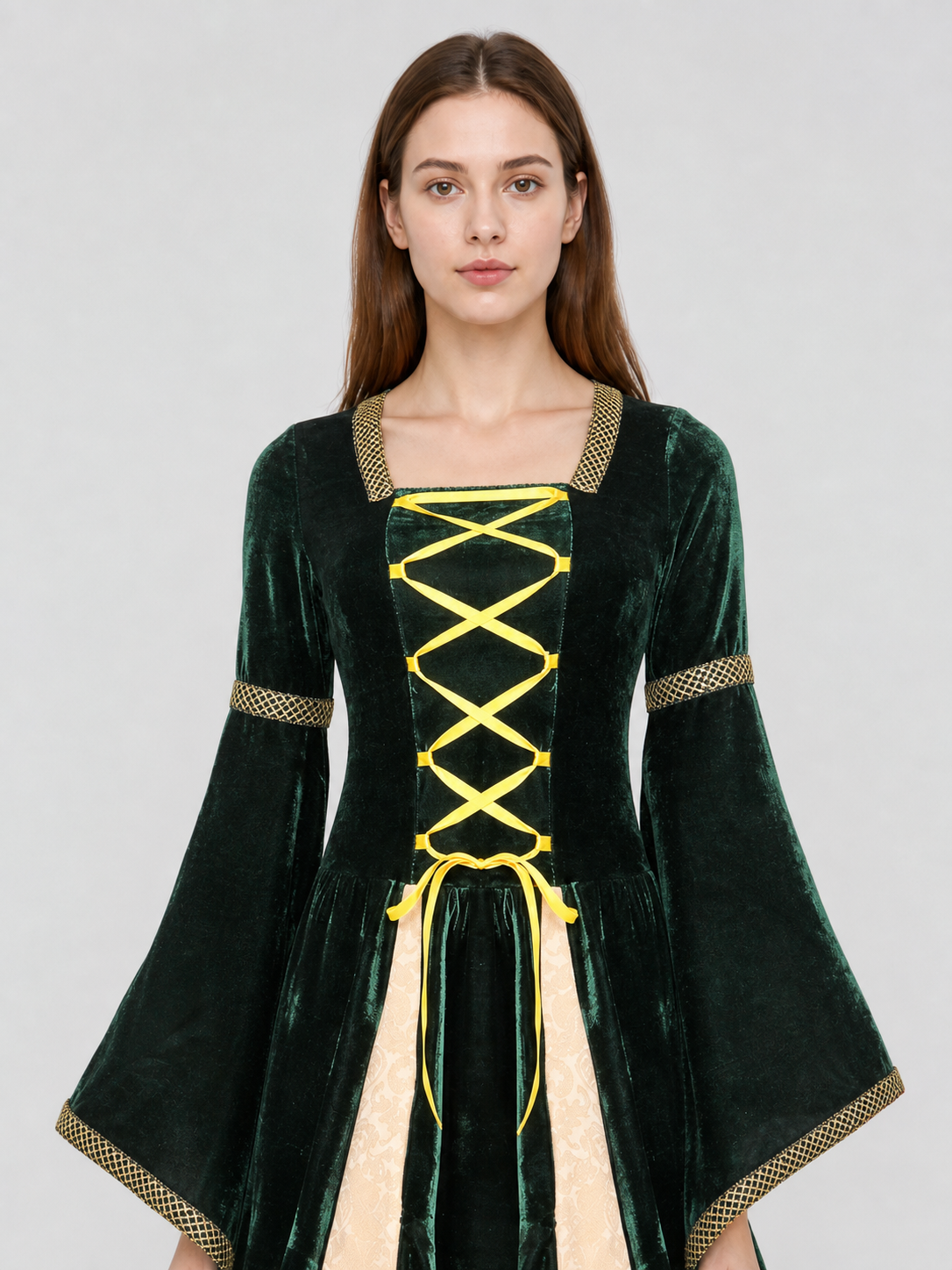 The magic of a medieval fairy tale comes to life in this stage dress costume in Costume Dresses detail