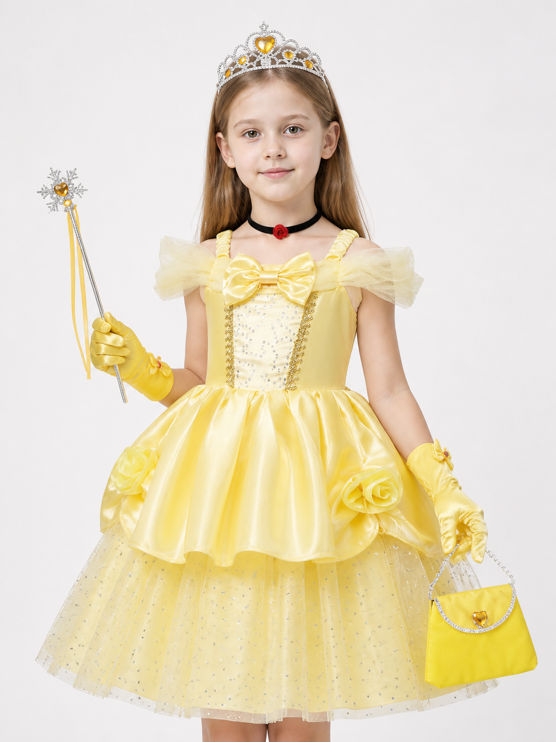 Yellow Princess Costume for Halloween and Cosplay