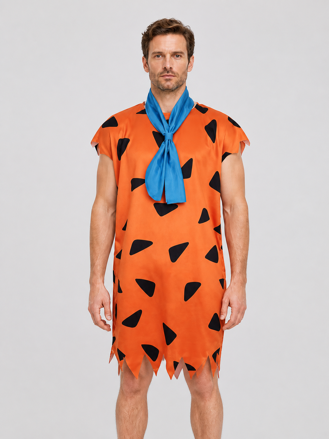 Primitive Man Cosplay Costume with Scarf Costumes detail 3