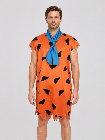 Primitive Man Cosplay Costume with Scarf Costumes detail 3
