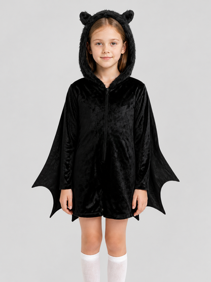 Bat Costume Jumpsuit with Hood for Cosplay Costumes detail 3
