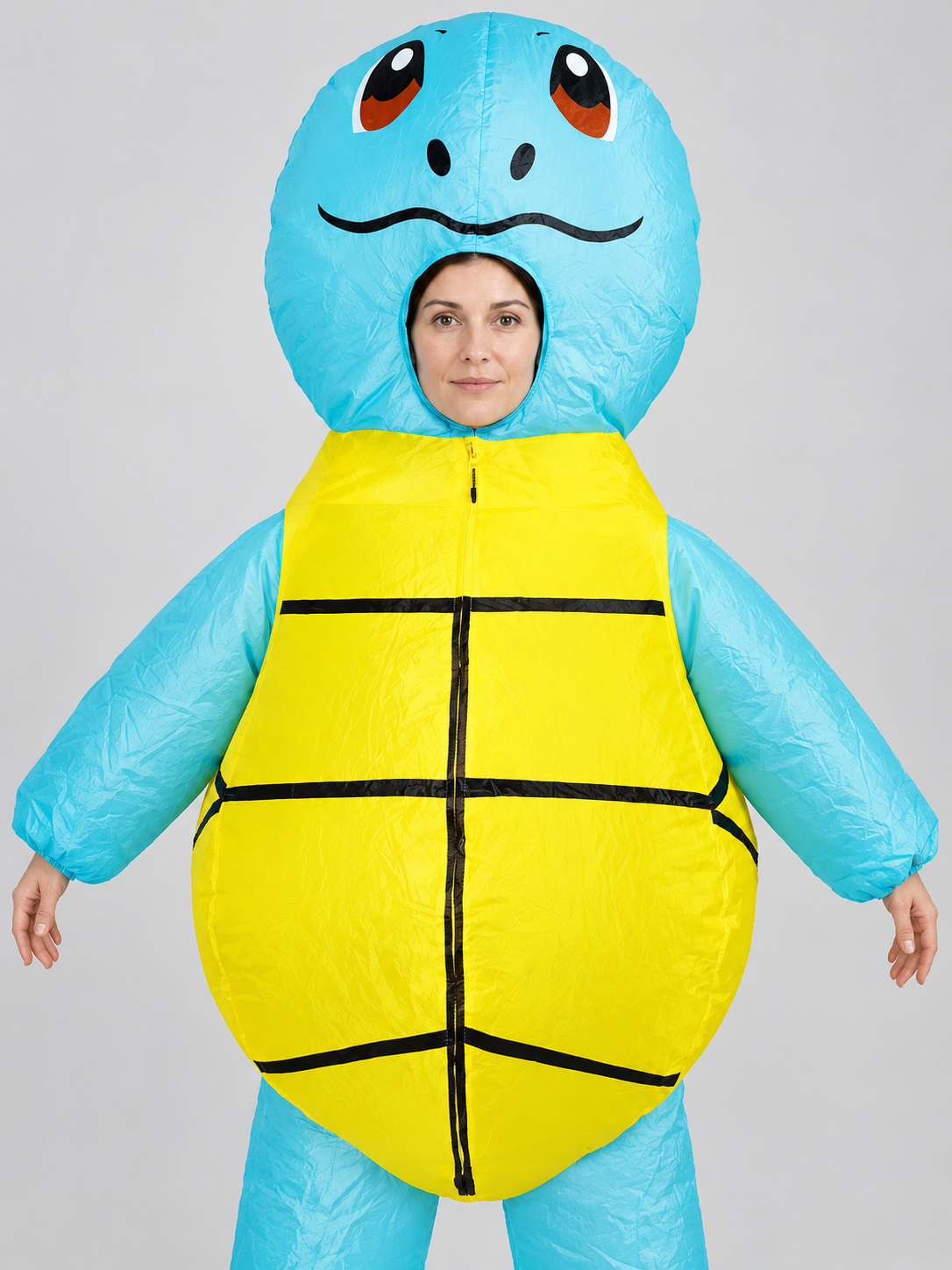 Cartoon Turtle Fabric Inflatable Costume, Yellow