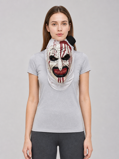 Hooded Clown Mask for Halloween and Cosplay