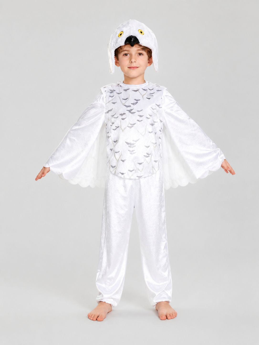 Owl Jumpsuit with Wings, White Cosplay Costume Costumes detail 3