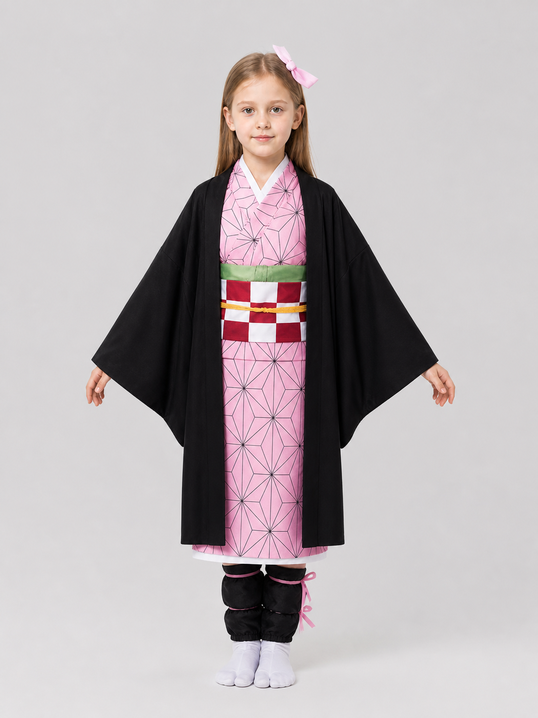 Demon Slayer Cosplay Costume with Cape Costume Capes detail 3