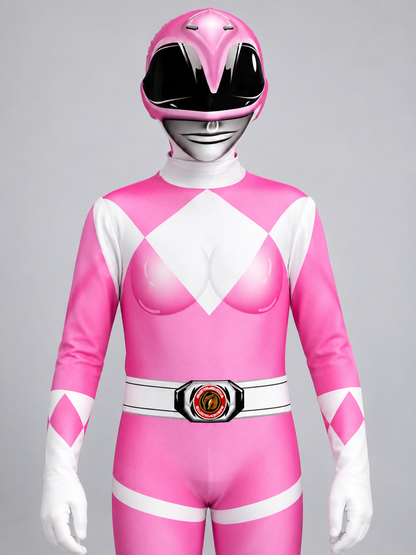 Kids' Pink Carnival Cosplay Costume with Helmet