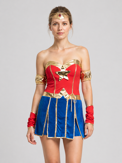 Wonder Woman Halloween Costume, M-XXL Costumes detail 2