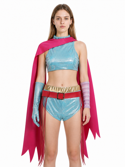 Character costume set with top, shorts, and accessories Costume Accessories detail 3