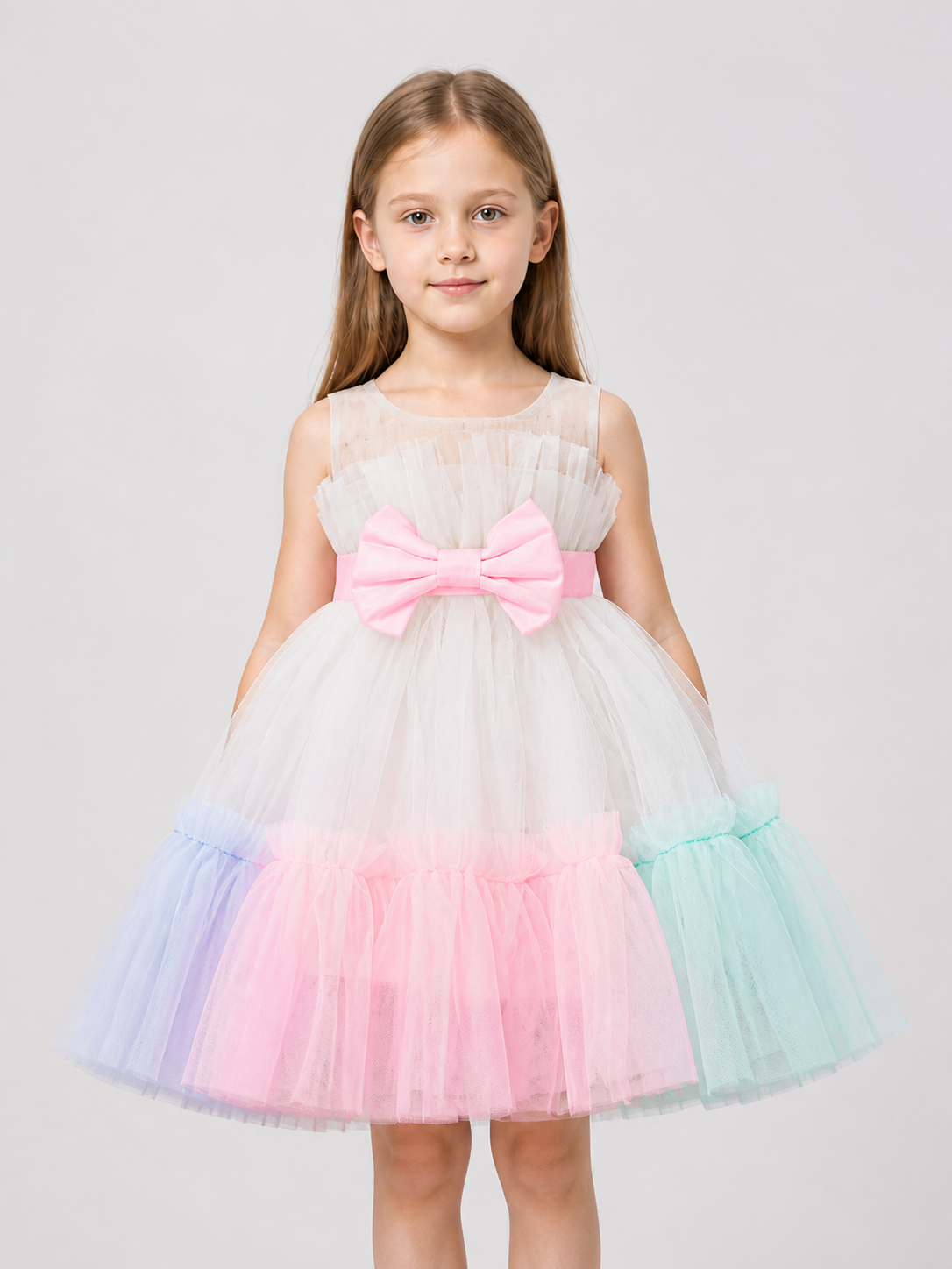 European Princess Strapless Tutu Dress for Weddings Costume Dresses detail 3