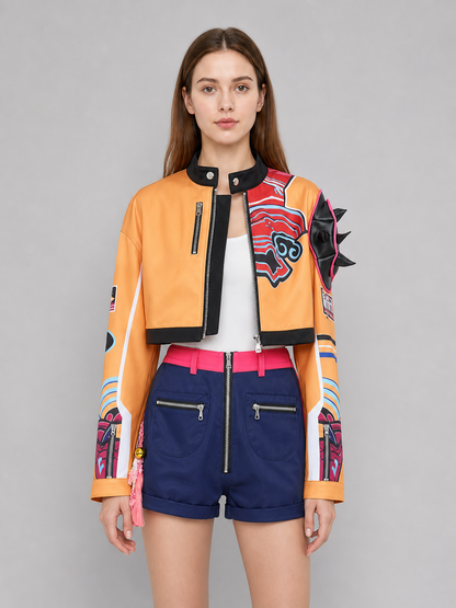 Cosplay Costume: Jacket, Vest, Shorts, and Accessories