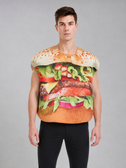 Hamburger Costume for Halloween, Parties, and Stage Performances