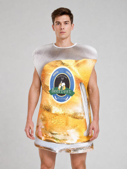 Beer Mug Costume for Halloween and Parties
