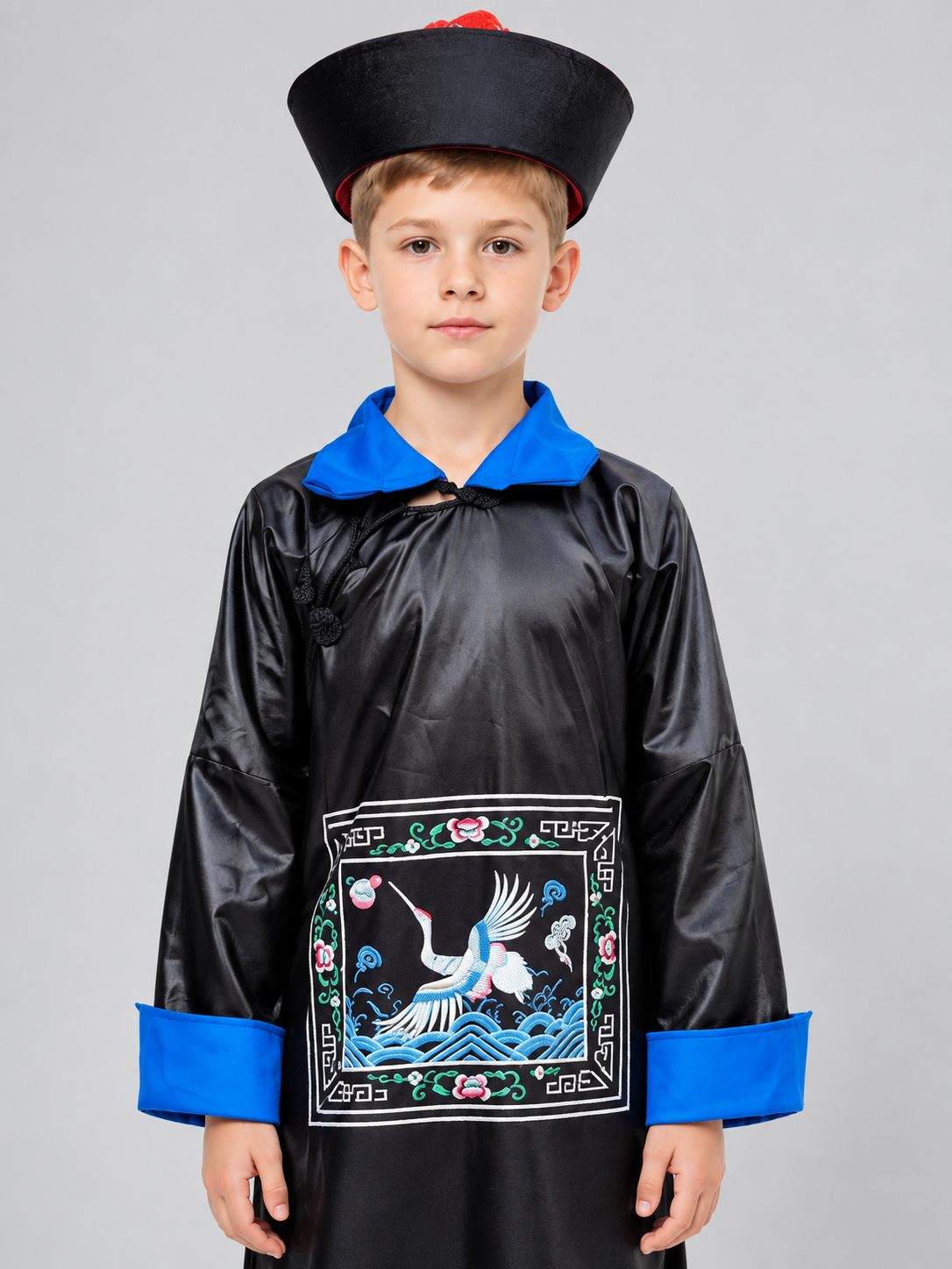 Kids' Costume with Long Robe and Tall Hat