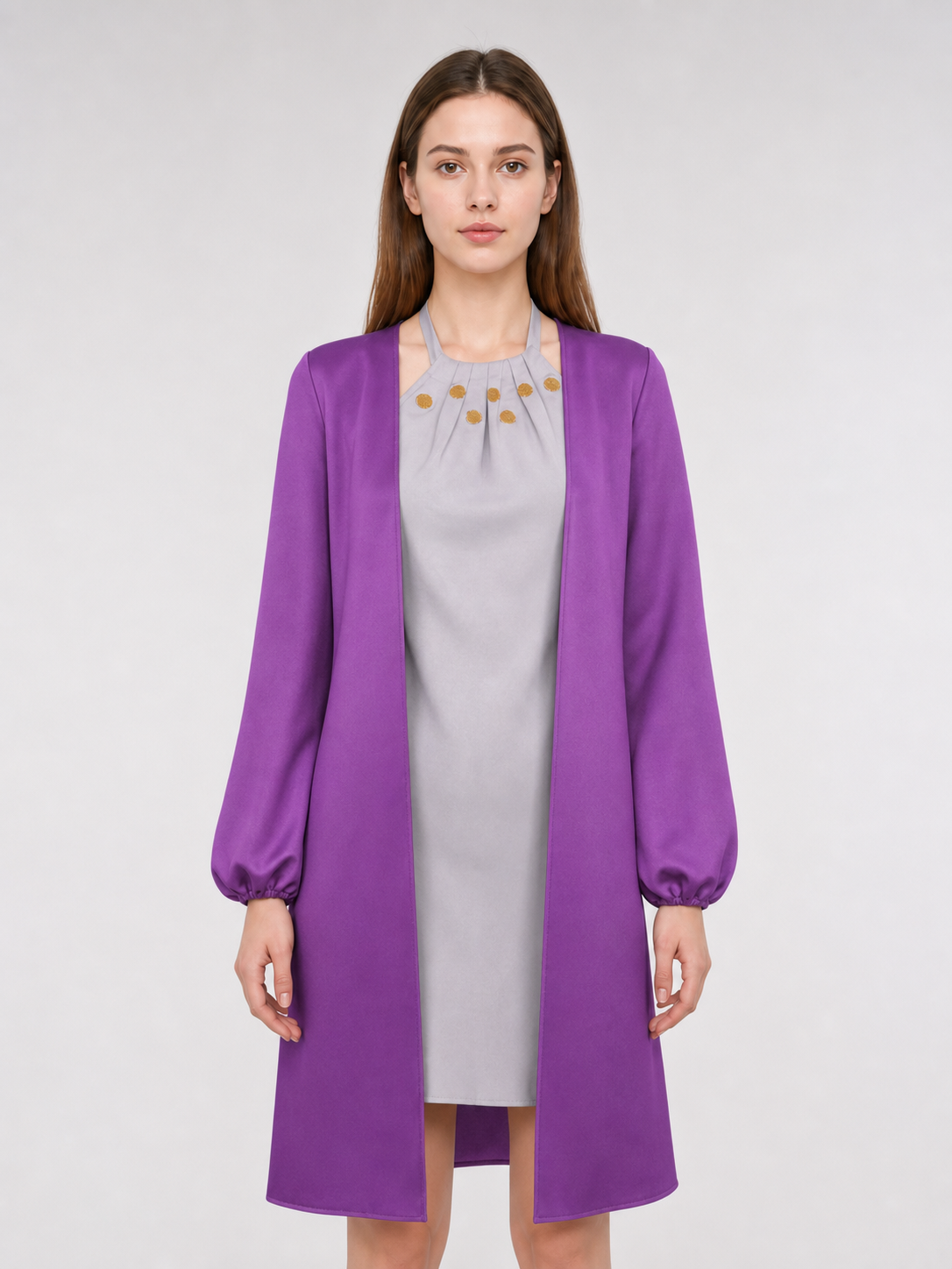 Nico Robin STAMPEDE Cosplay Dress, Purple