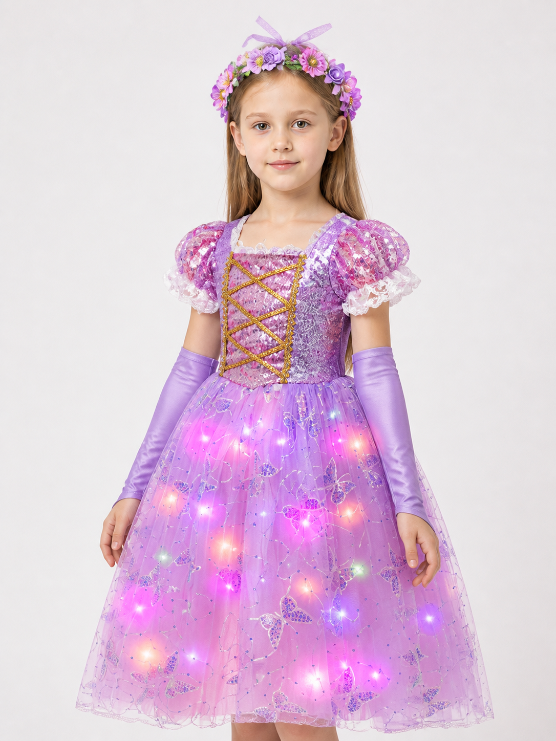 Light-Up Princess Costume for Halloween