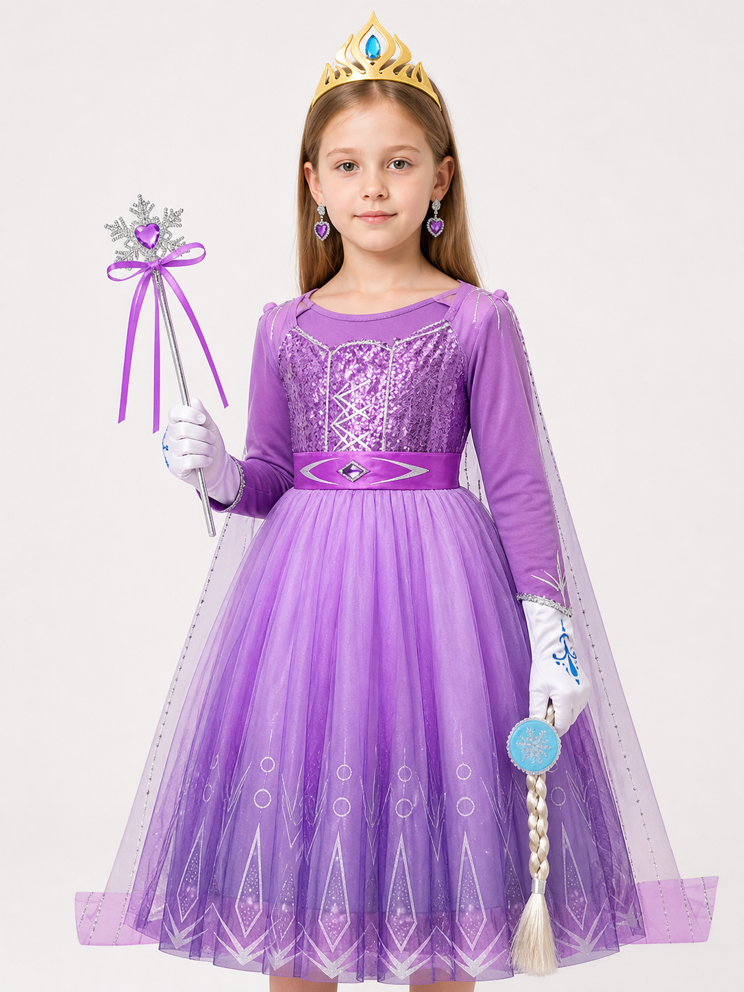 Halloween Snow Princess Costume Costumes detail 2